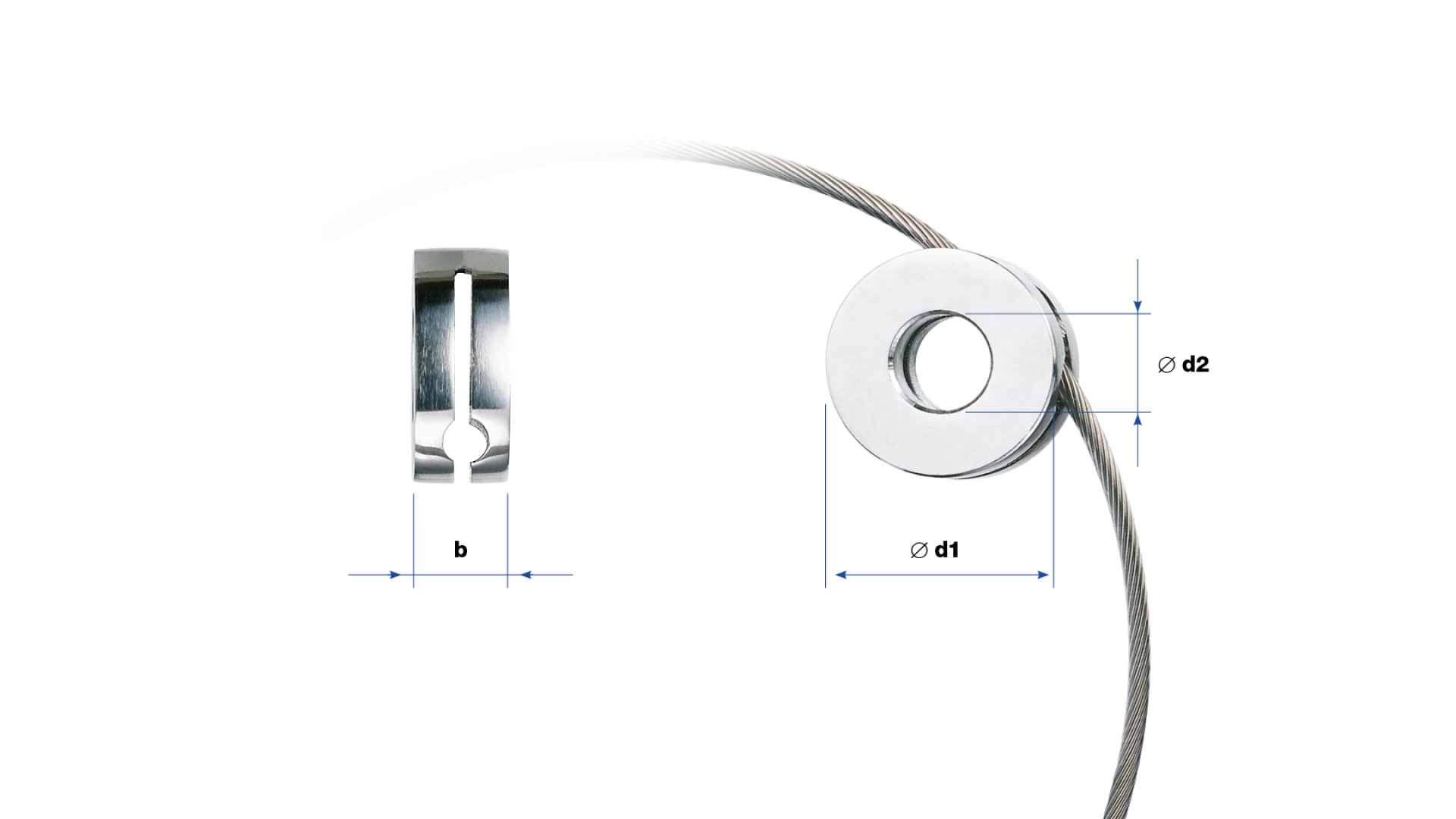 Rope guide GreenGuide  flat