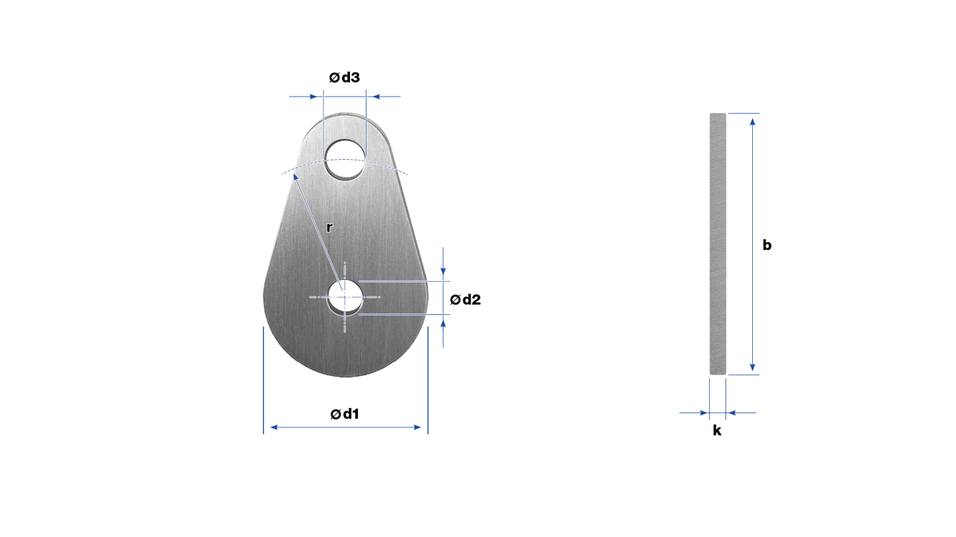 Clevis connector 0° GreenWebnet