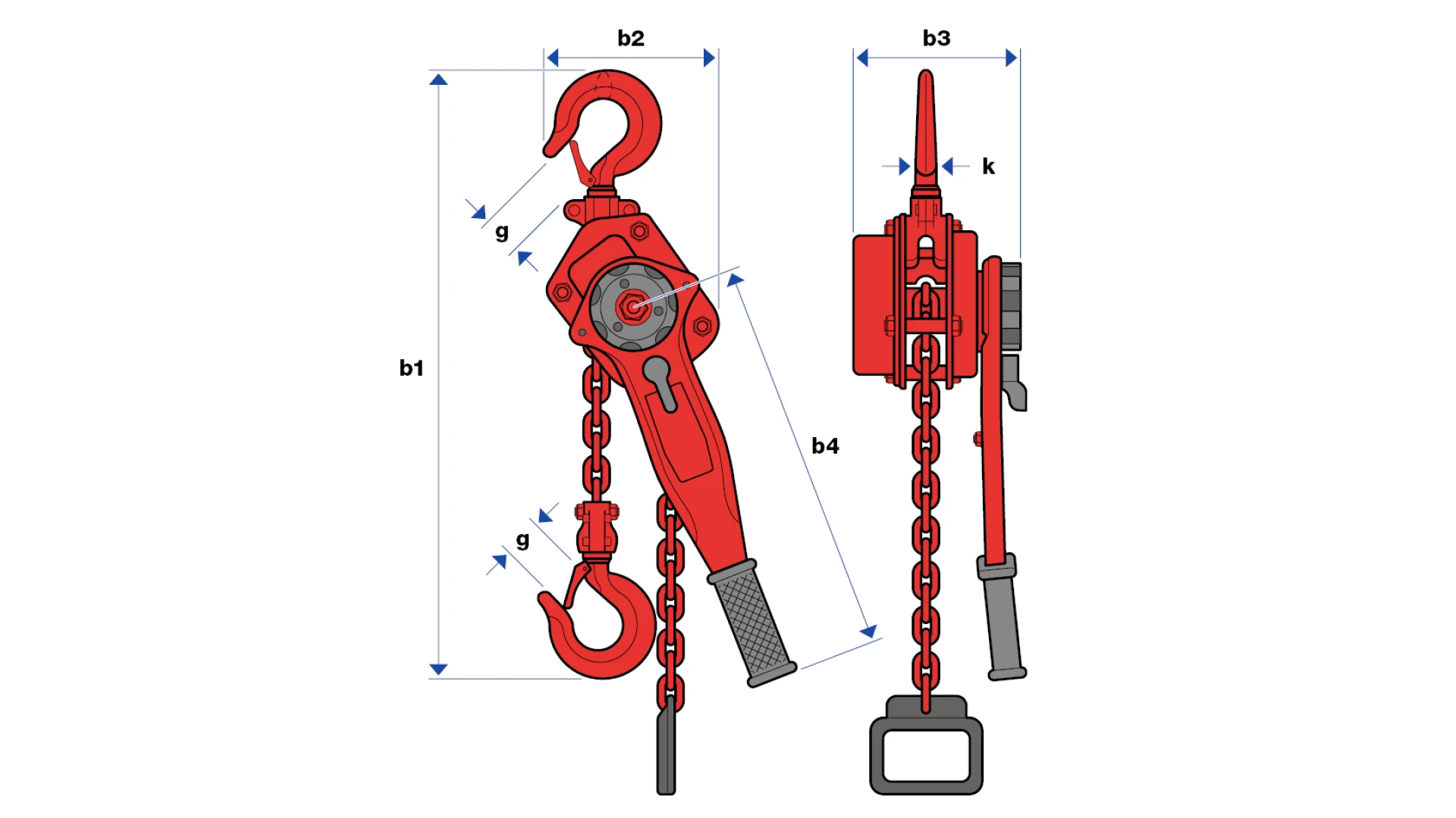 Chain hoist type PT 800