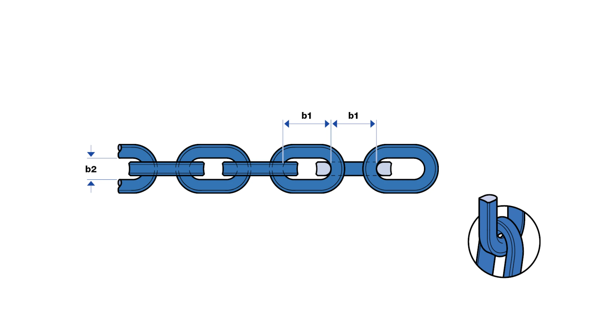 Square-link forestry chain   GK 10
