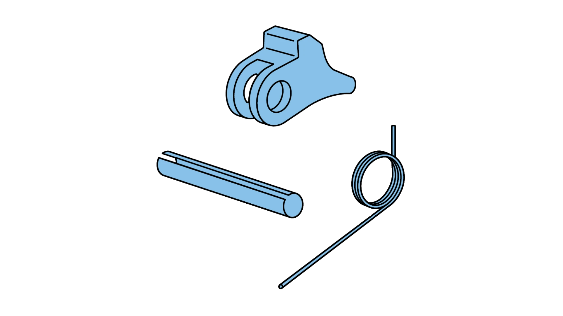 Replacement latch kit   für Haken Typ SLH