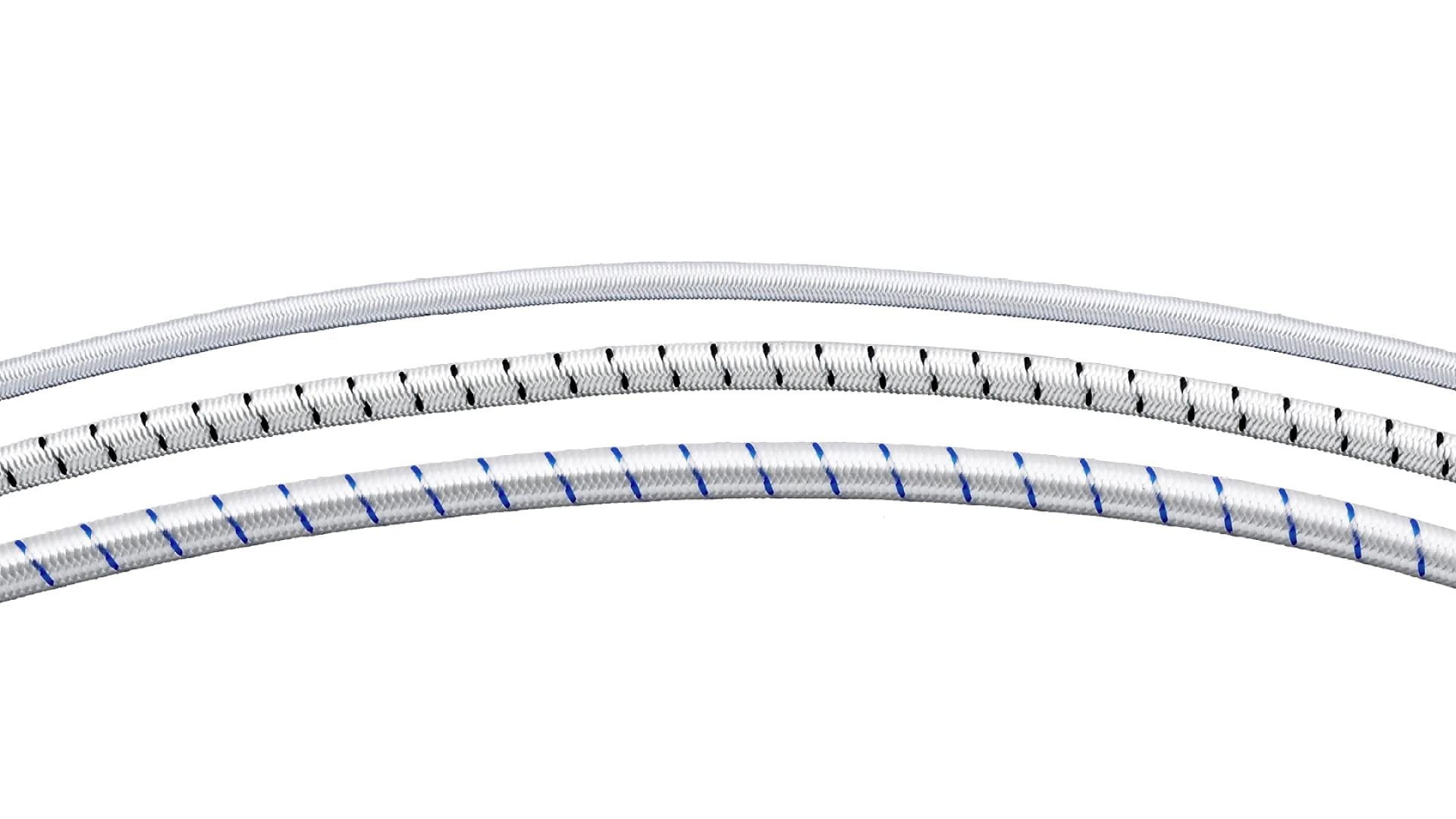 Rubber tensioning rope