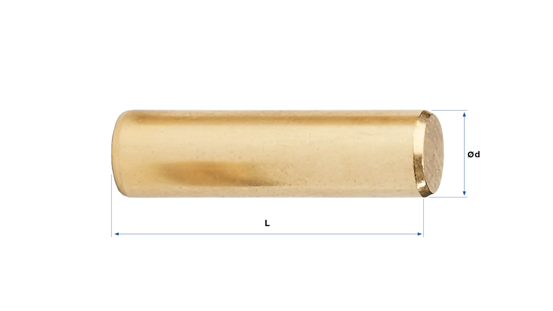 Shear pin for manual rope hoist HIT