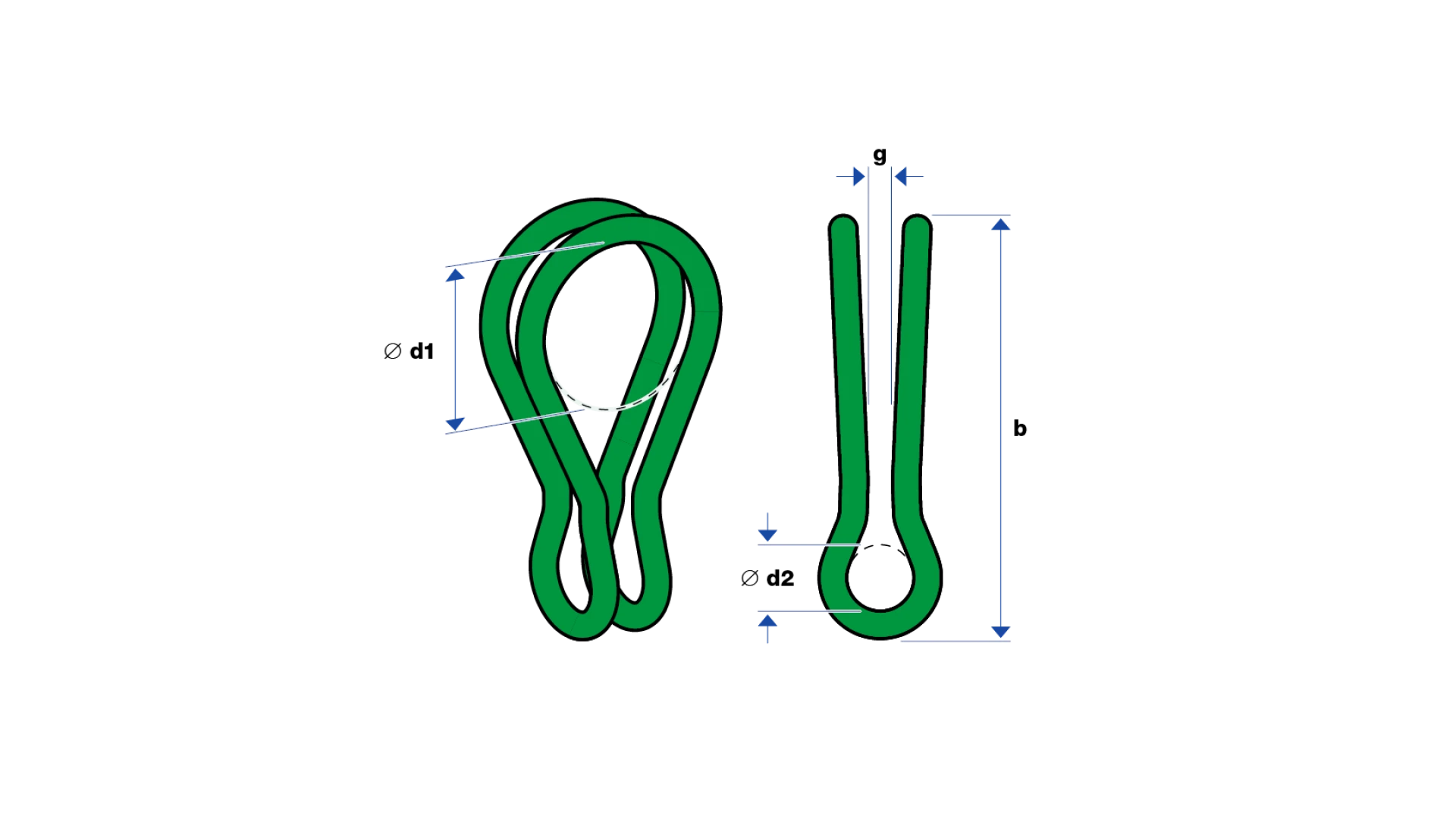 Attachment clip to attach fall stop nets