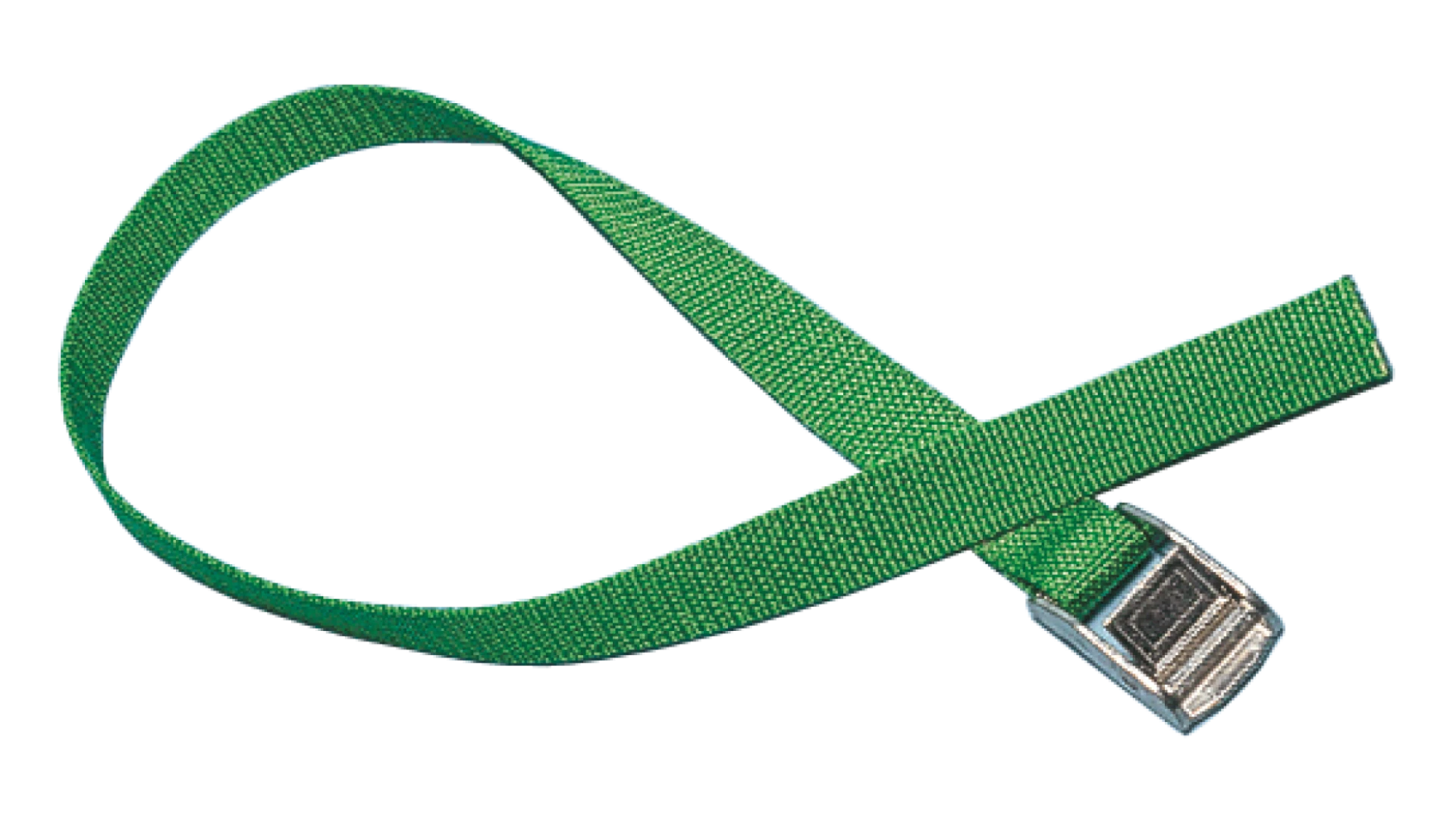Strap with self-locking buckle