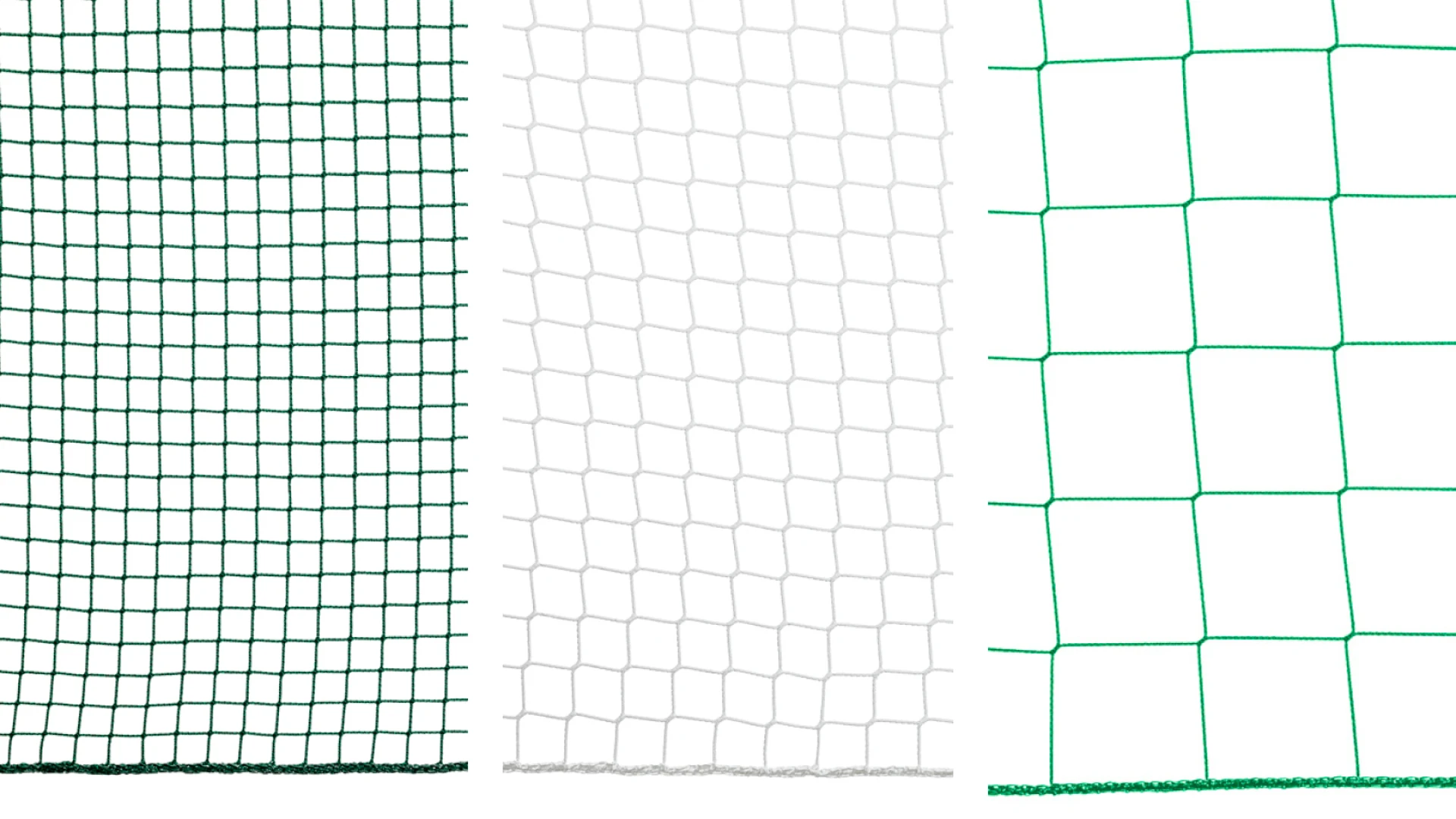 Safety and fall stop net with a reinforced selvedge  Ø 2.3 mm, made of polypropylene
