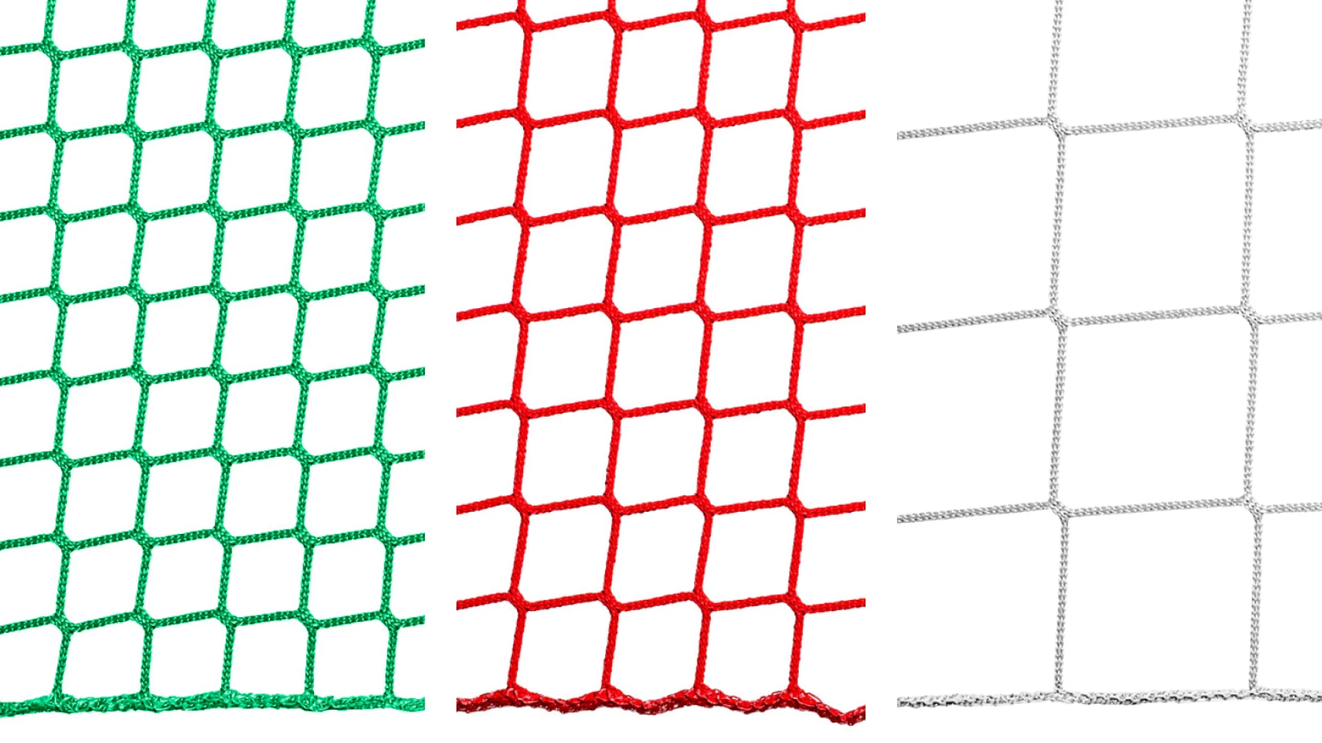 Safety and fall stop net with a reinforced selvedge  Ø 5 mm, made of polypropylene