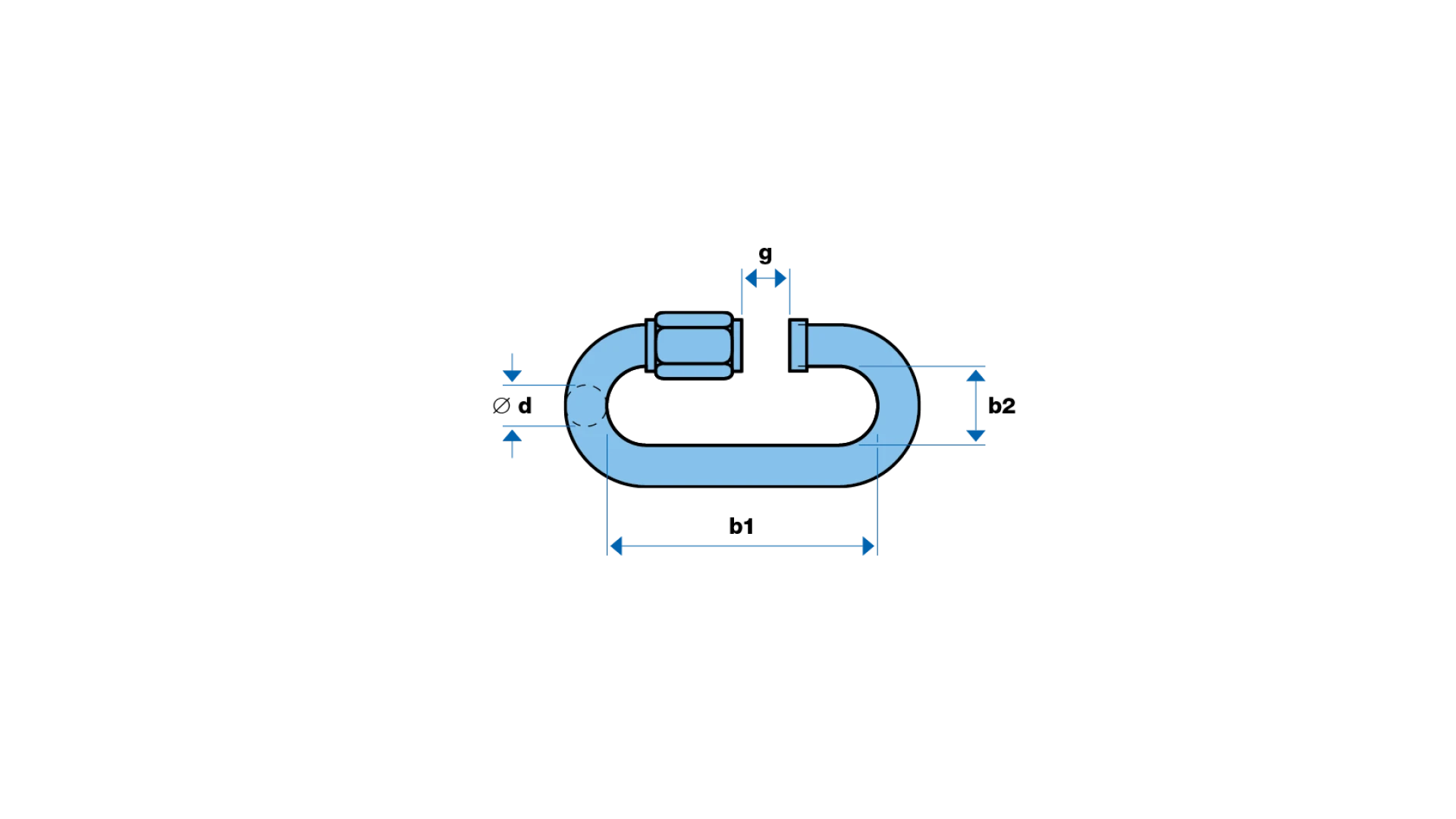 Threaded chain connection
