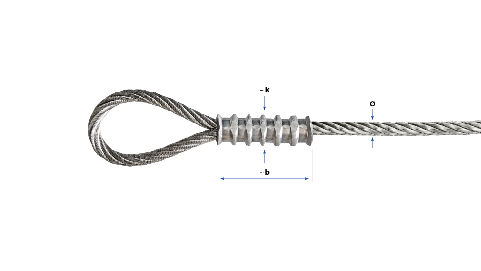 Crimping sleeves self-assembly  aluminum