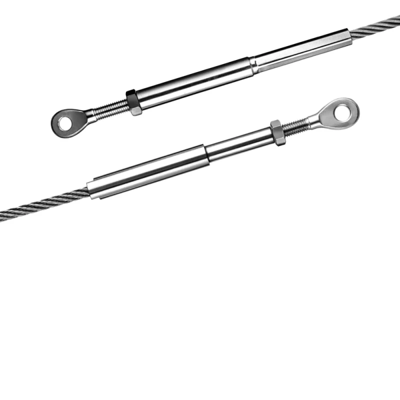 Eye-end with internal thread swaged
