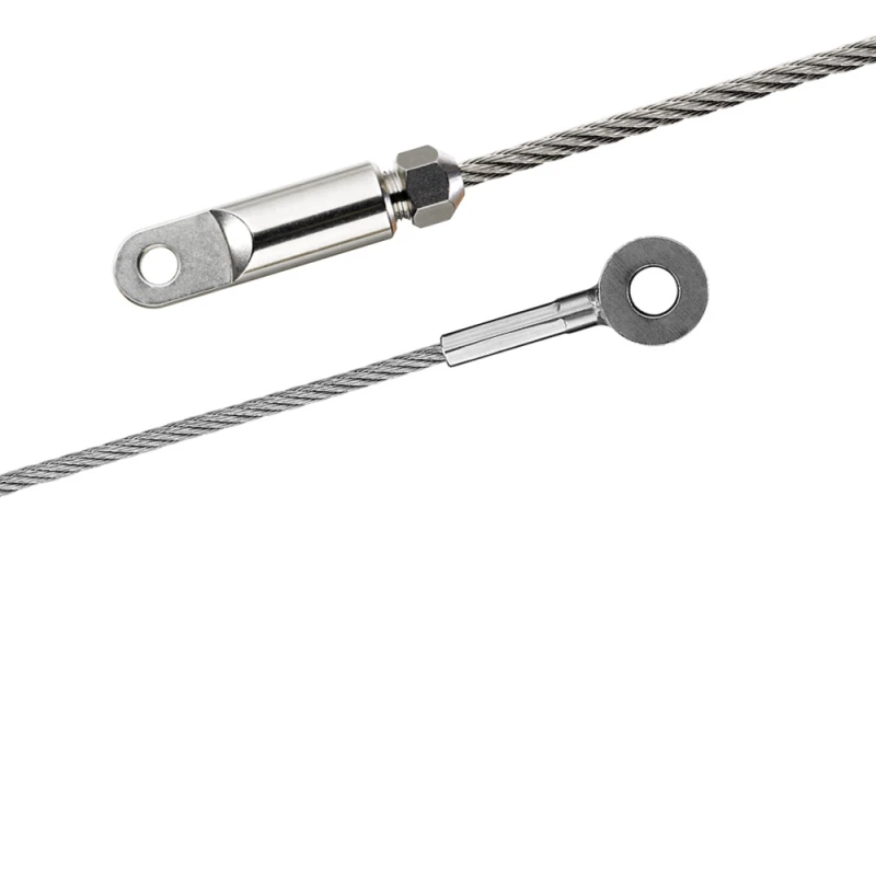 Eye-end swaged and self-assembly