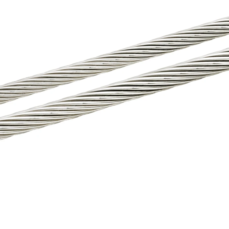 Open spiral strand rope