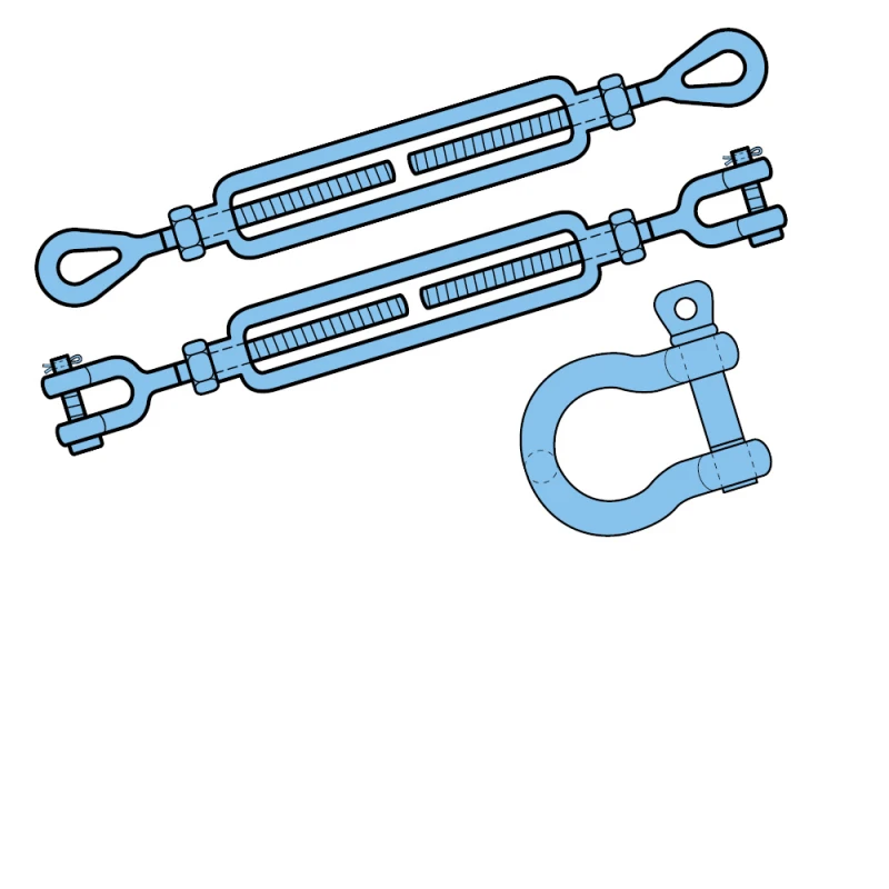 Connecting / tensioning